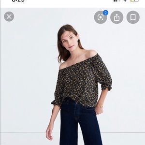 NWT Madewell off the shoulder top
